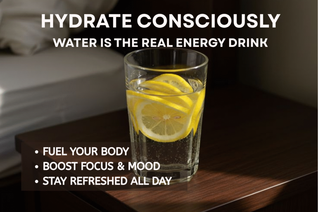 Hydrate Consciously, Water is the Real Energy Drink