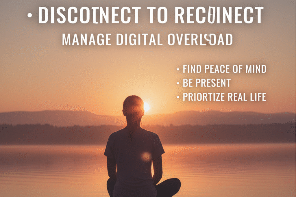 Disconnect to Reconnect: Manage Digital Overload