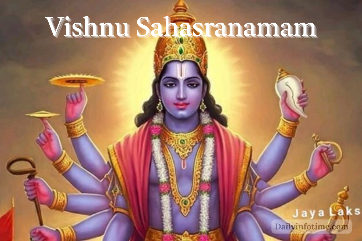 Vishnu Sahasranamam in Hindi