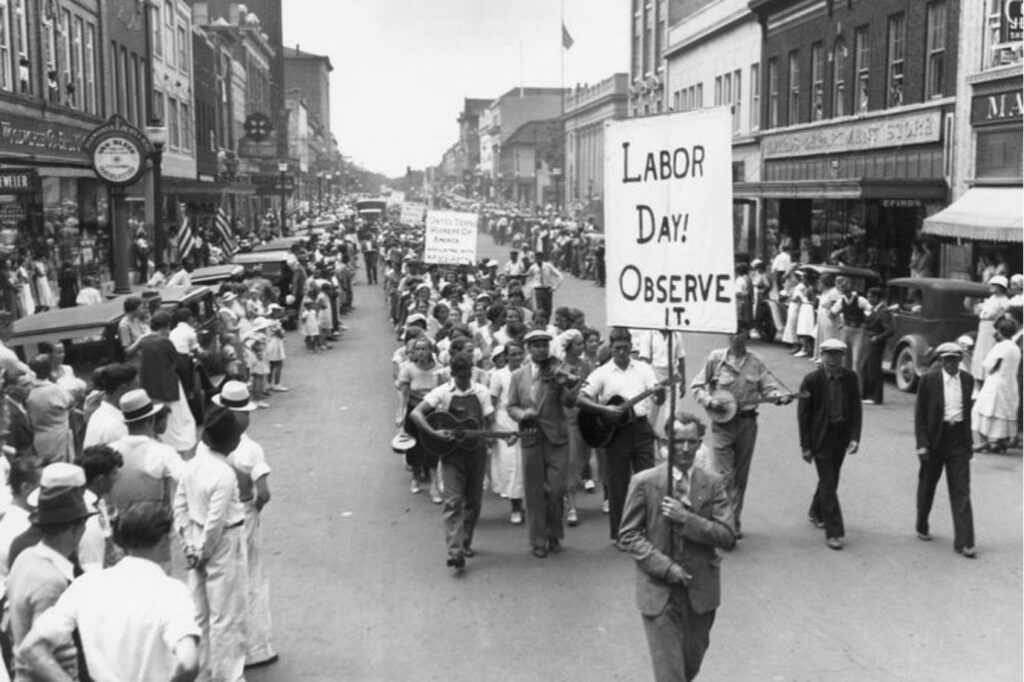 First U.S Labor Day Parade September 1882 in New York City