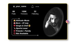 Instagram Bio for Boys