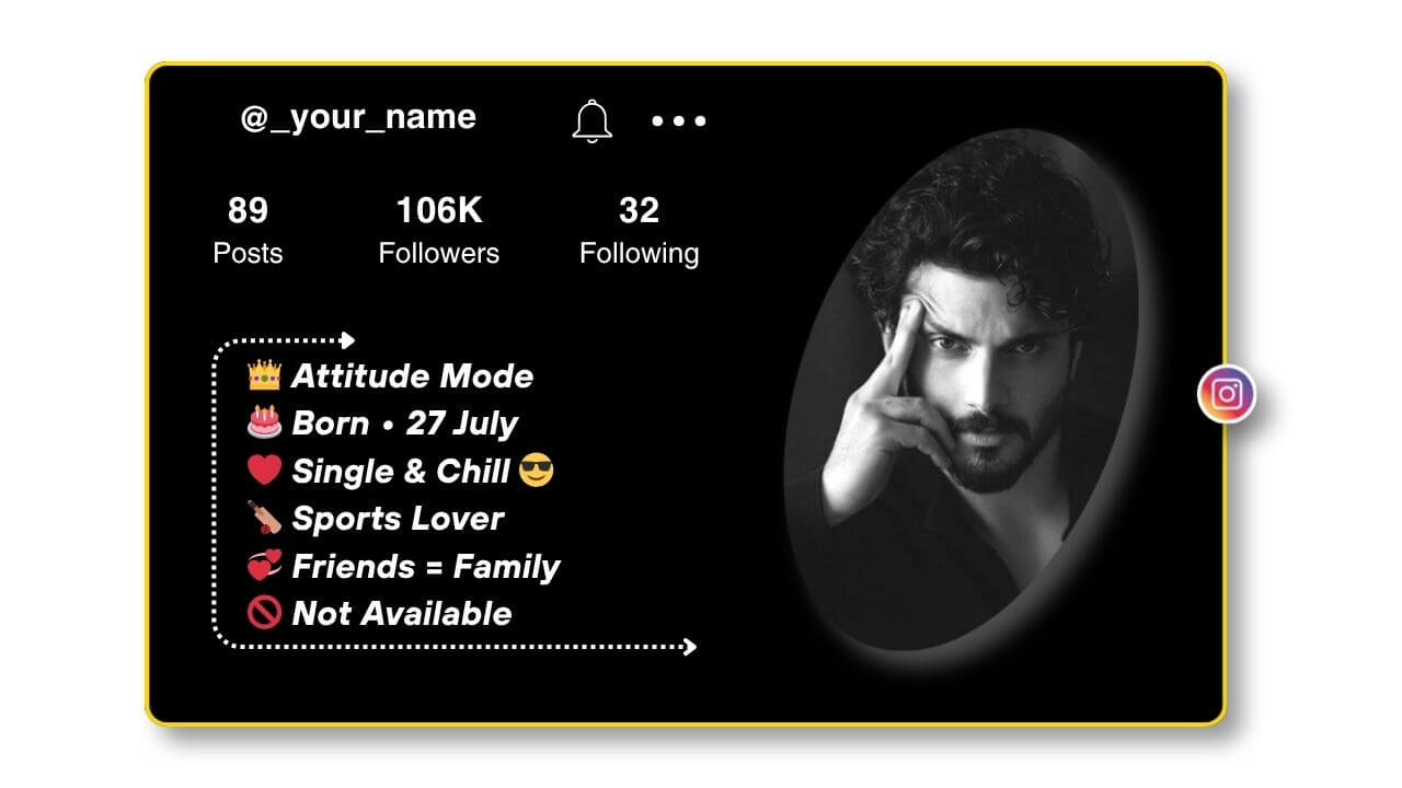 Instagram Bio for Boys